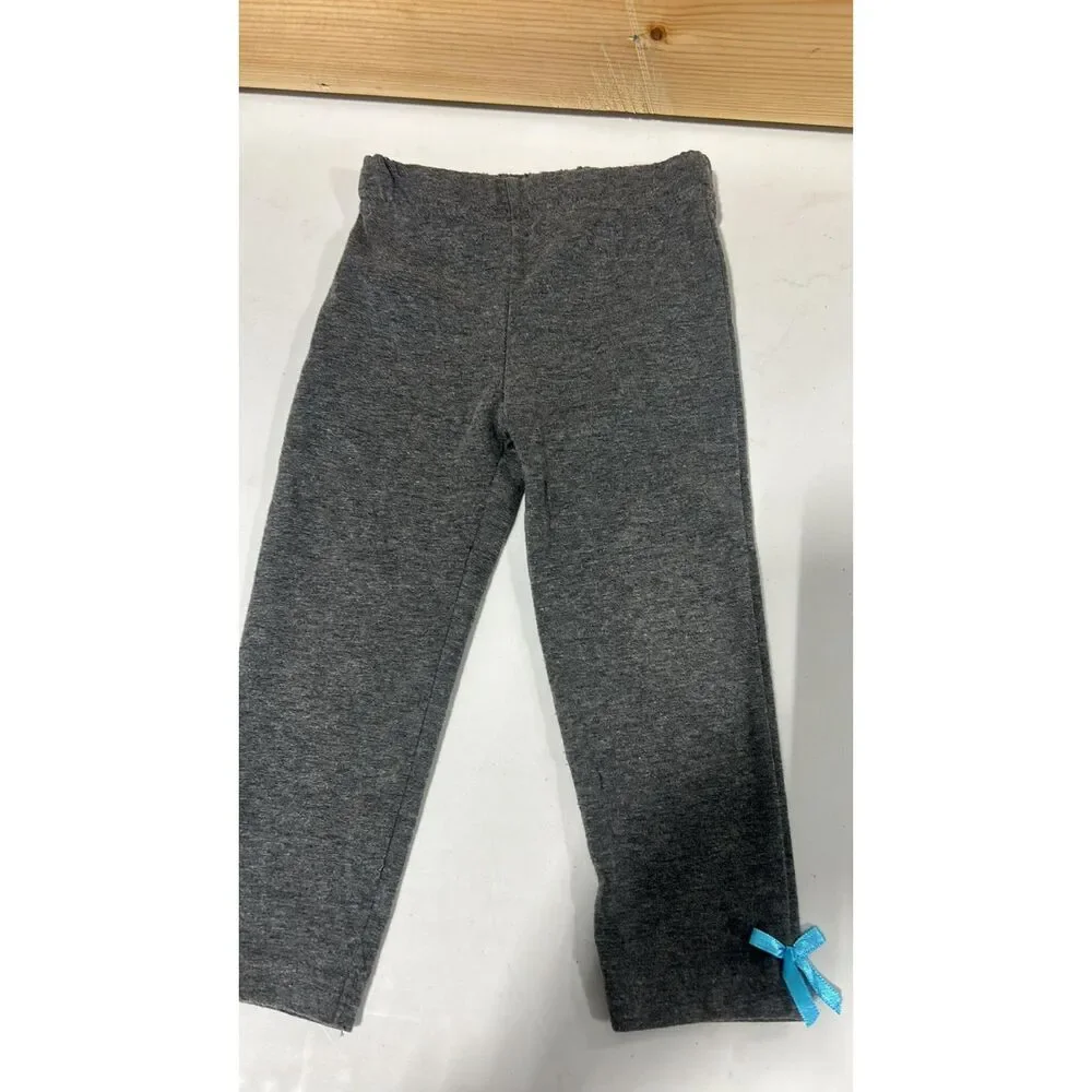 Little Lass 2 piece  outfit Size 12 months Blue and Gray Really Cute